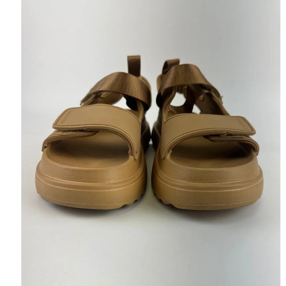 Project Cloud Goldie Platform Sandals Light Brown Chunky Adjustable Womens 8.5